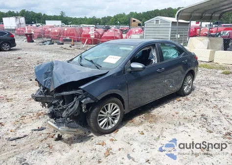 2014 Toyota Corolla Le Plus from USA, damaged, VIN 2T1BURHE7EC181337